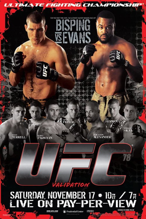 Movie poster for UFC 78: Validation (2007)