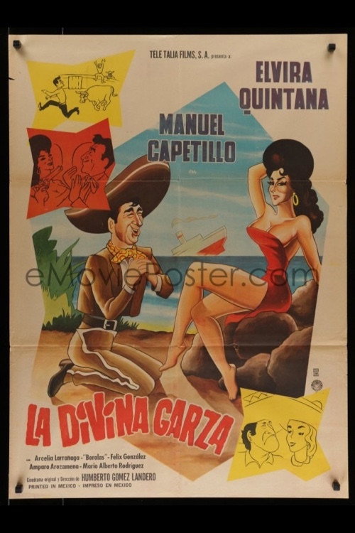 Movie poster for La divina garza (1963)