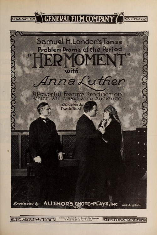 Movie poster for Her Moment (1918)