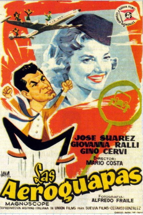 Movie poster for Las aeroguapas (1957)