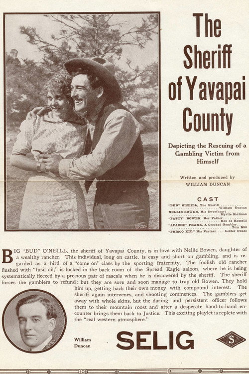 Movie poster for The Sheriff of Yavapai County (1913)