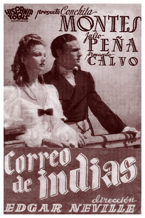 Movie poster for Correo de Indias (1942)