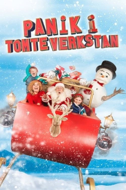 Panik i tomteverkstan poster