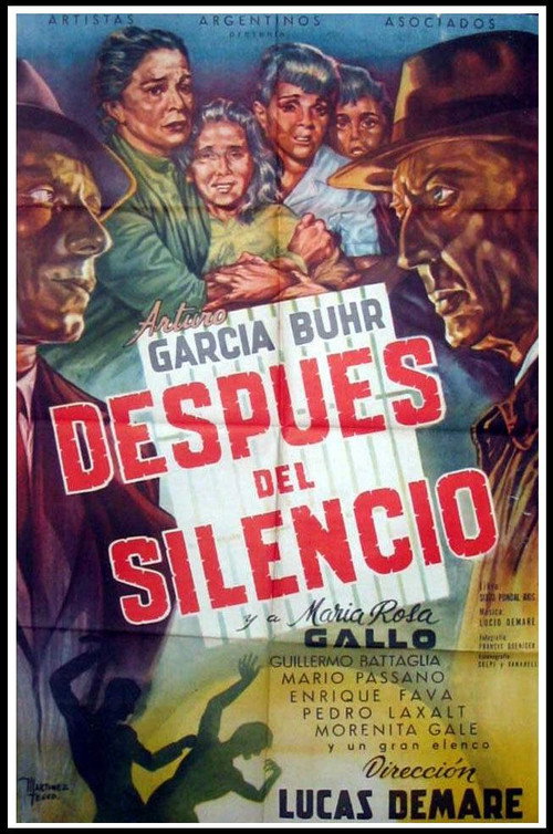Movie poster for Después del silencio (1956)