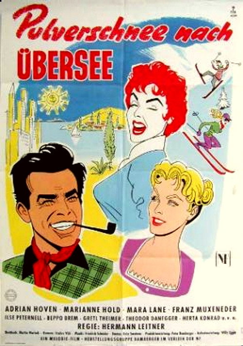 Movie poster for Pulverschnee nach Übersee (1956)