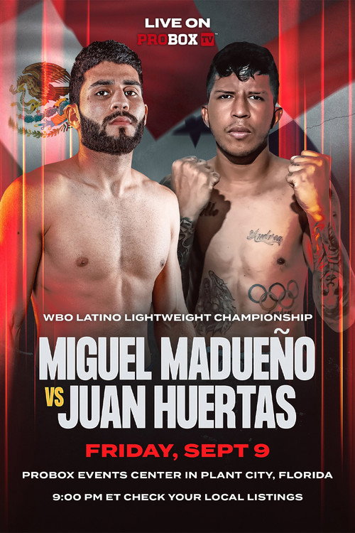 Movie poster for Juan Huertas vs. Miguel Madueno (2022)