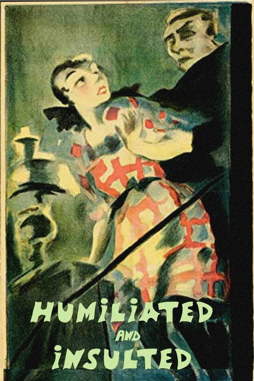 Movie poster for Erniedrigte und Beleidigte (1922)