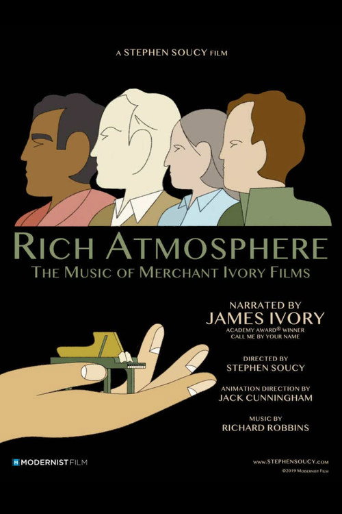 Movie poster for Rich Atmosphere: The Music of Merchant Ivory Films (2019)