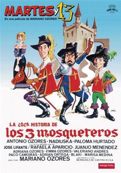 Movie poster for La loca historia de los tres mosqueteros (1983)