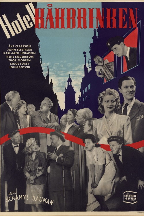 Movie poster for Hotell Kåkbrinken (1946)