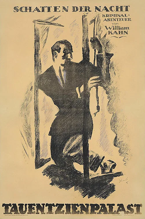 Movie poster for Schatten der Nacht. Der Fall Duif (1918)