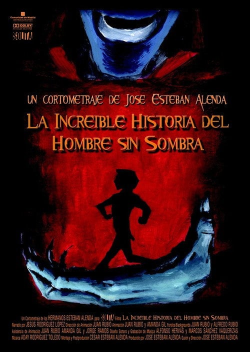 Movie poster for The Incredible Story of the Man Without a Shadow (2008)