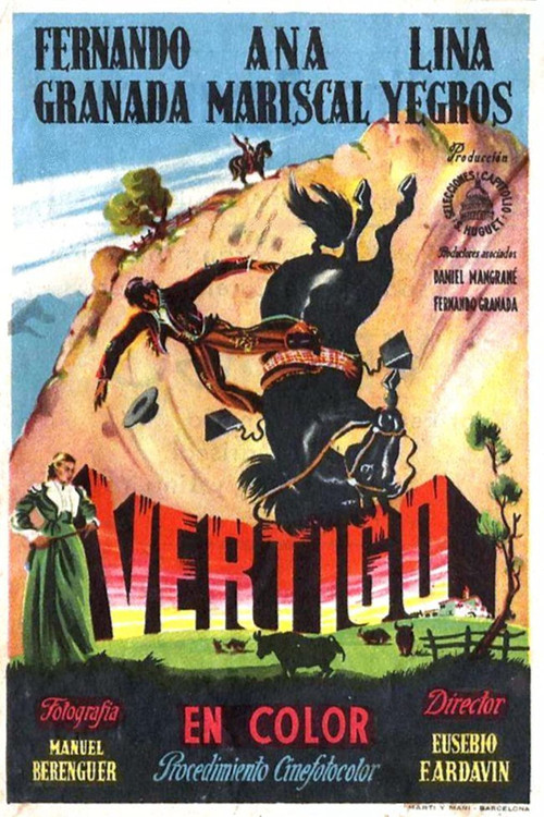 Movie poster for Vértigo (1950)