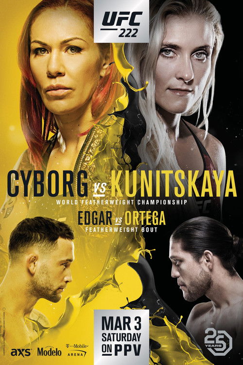 Movie poster for UFC 222: Cyborg vs. Kunitskaya (2018)