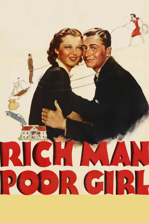 Movie poster for Rich Man, Poor Girl (1938)