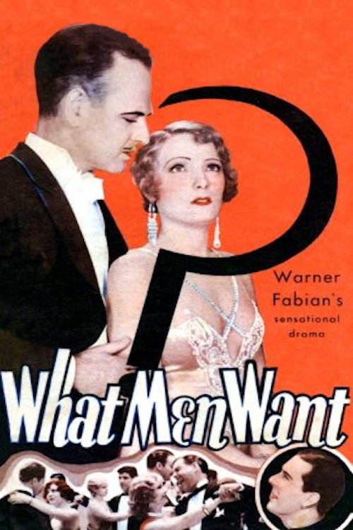 Movie poster for What Men Want (1930)