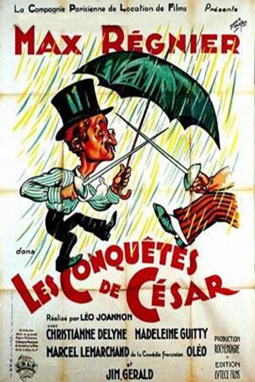 Movie poster for Les Conquêtes de César (1936)
