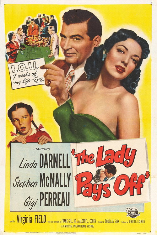 Movie poster for The Lady Pays Off (1951)
