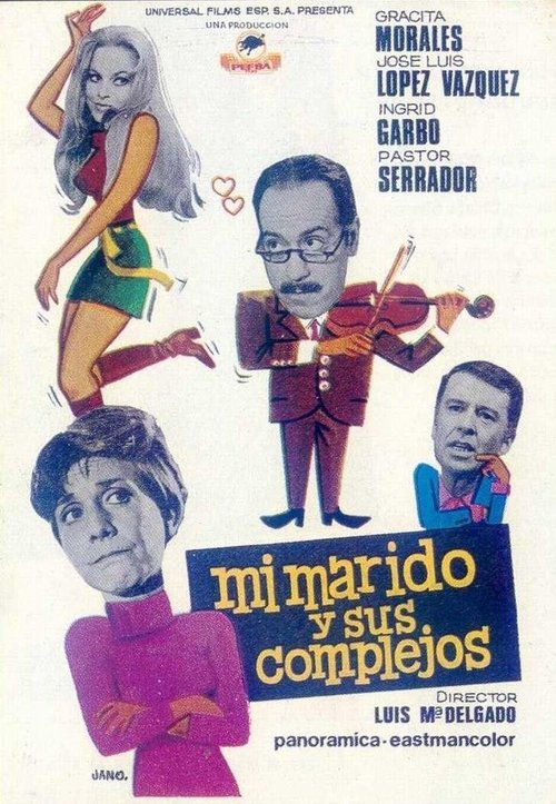 Movie poster for Mi marido y sus complejos (1969)