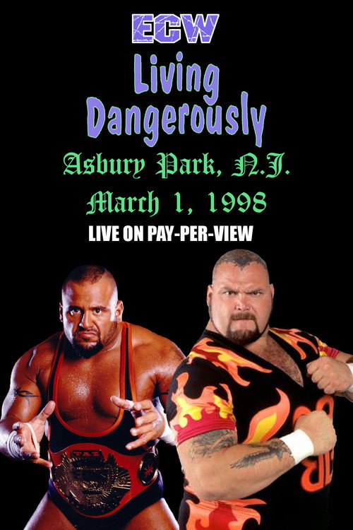 Movie poster for ECW Living Dangerously 1998 (1998)