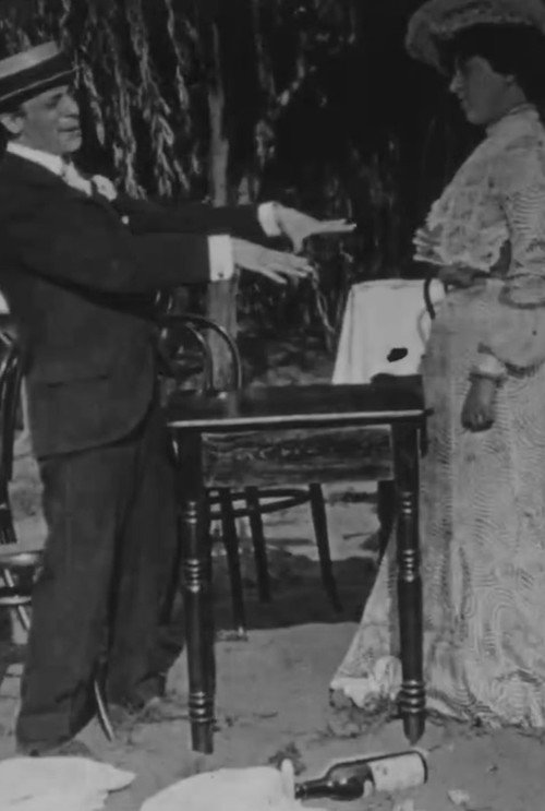 Movie poster for Fregoli e signora al ristorante (1899)