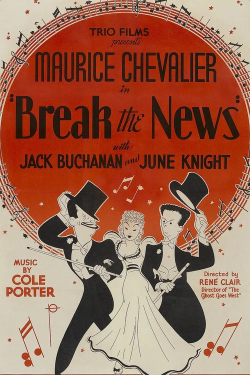 Movie poster for Break the News (1938)