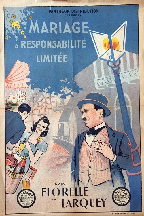 Movie poster for Mariage à responsabilité limitée (1934)