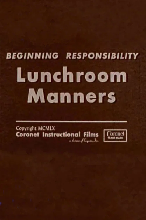 Movie poster for Lunchroom Manners (1960)