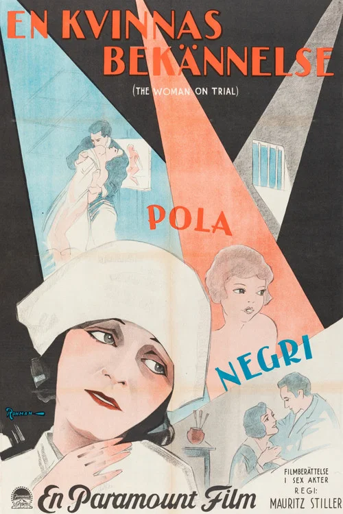Movie poster for The Woman on Trial (1927)
