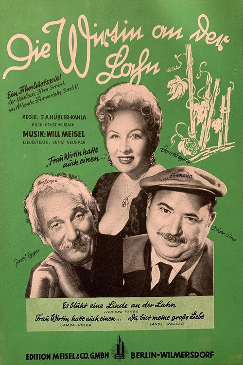 Movie poster for Die Wirtin an der Lahn (1955)