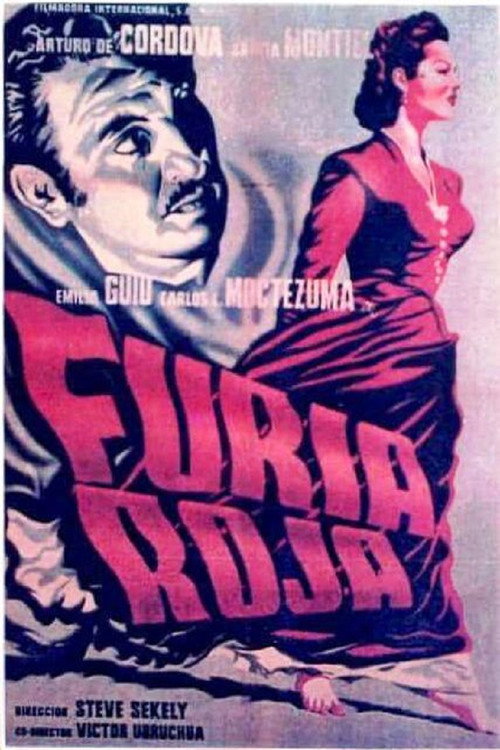 Movie poster for Furia roja (1951)