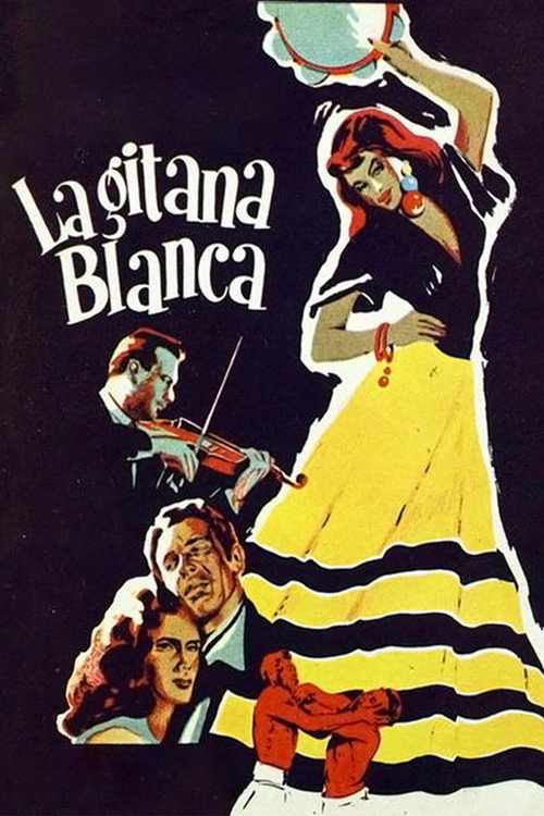 Movie poster for La gitana blanca (1954)