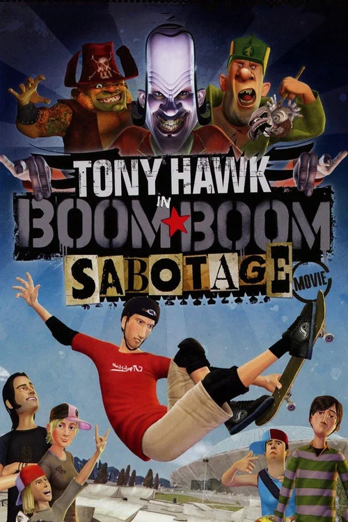 Movie poster for Tony Hawk in Boom Boom Sabotage (2006)