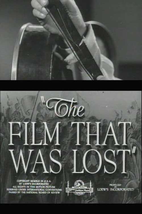 Movie poster for The Film That Was Lost (1942)