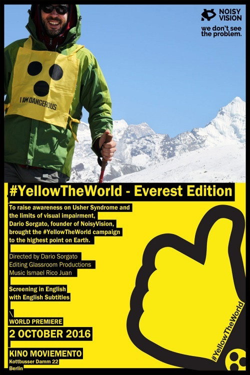 Movie poster for #YellowTheWorld - Everest Edition (2017)