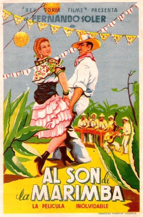 Movie poster for Al son de la marimba (1940)