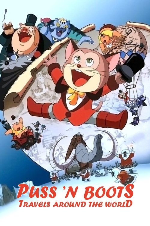 Movie poster for Puss 'n Boots Travels Around the World (1976)