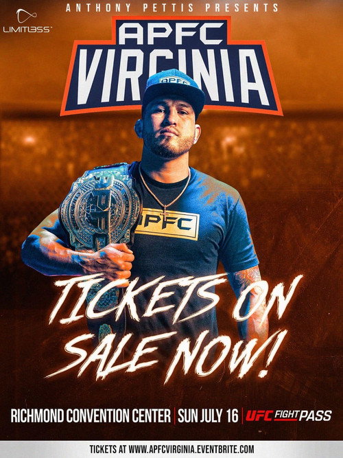 Movie poster for Anthony Pettis FC 6: Virginia Fight Night (2023)