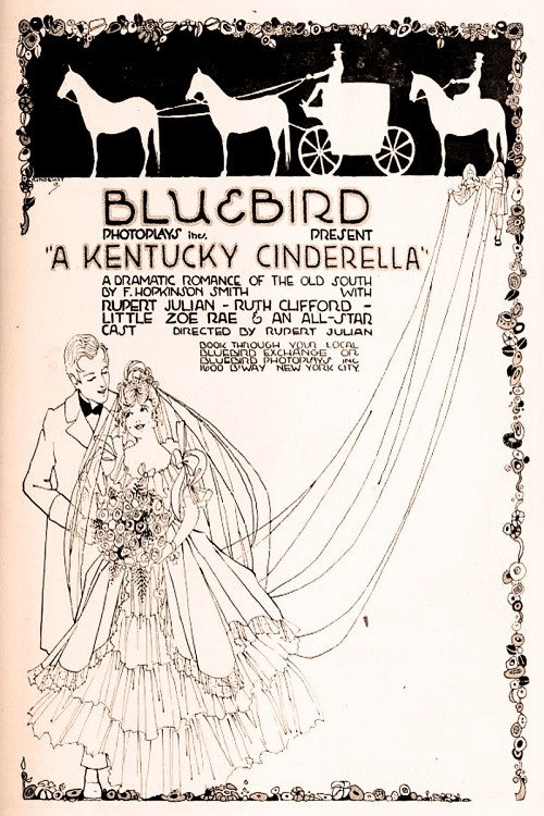 Movie poster for A Kentucky Cinderella (1917)