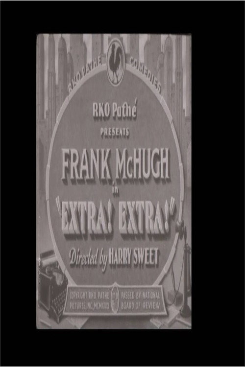 Movie poster for Extra! Extra! (1932)
