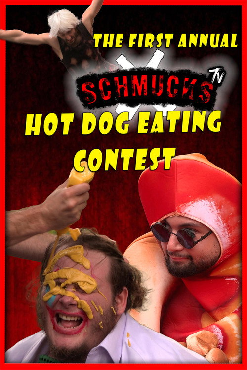 Movie poster for The First Annual Schmucks Hot Dog Eating Contest (2023)