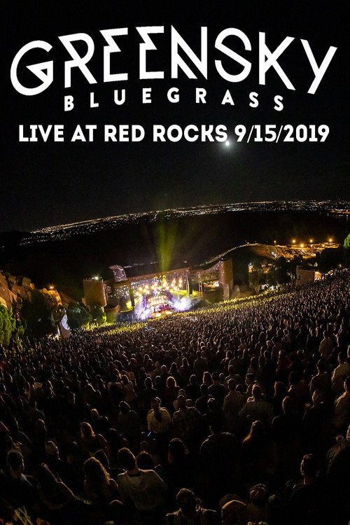 Greensky Bluegrass & Billy Strings Live at Red Rocks poster