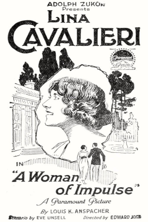 Movie poster for A Woman of Impulse (1918)