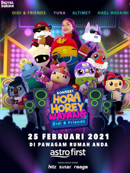 Movie poster for Konsert Hora Horey Wayang Didi & Friends (2021)