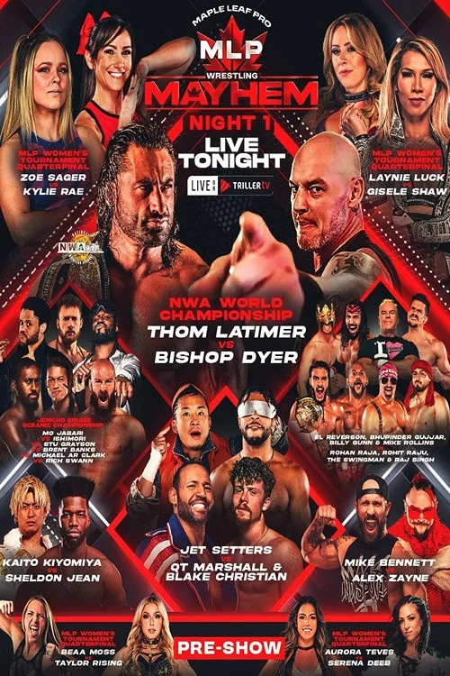Movie poster for Maple Leaf Pro Wrestling - Mayhem Night 1 (2025)