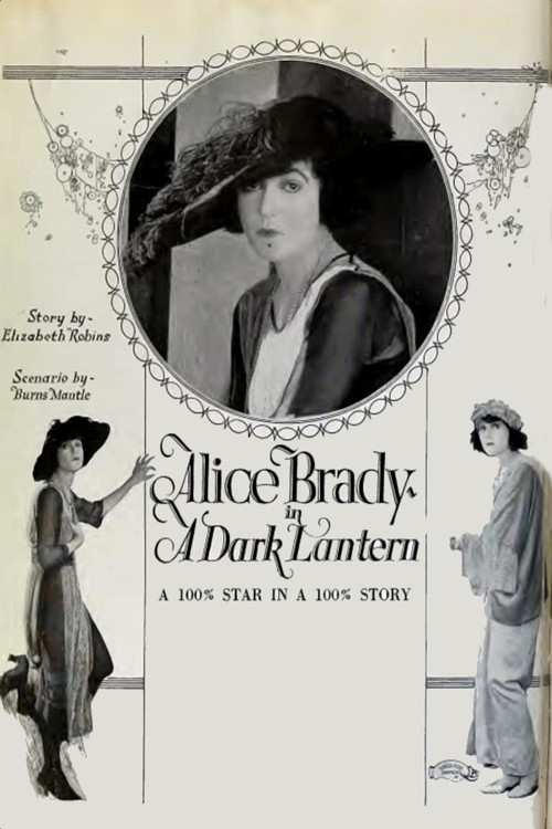 Movie poster for A Dark Lantern (1920)