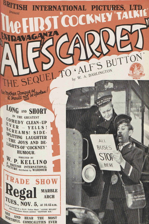 Movie poster for Alf's Carpet (1929)