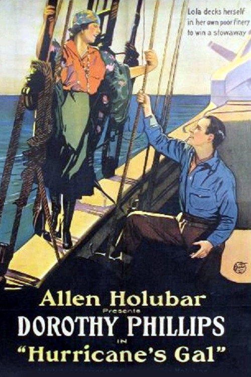 Movie poster for Hurricane's Gal (1922)