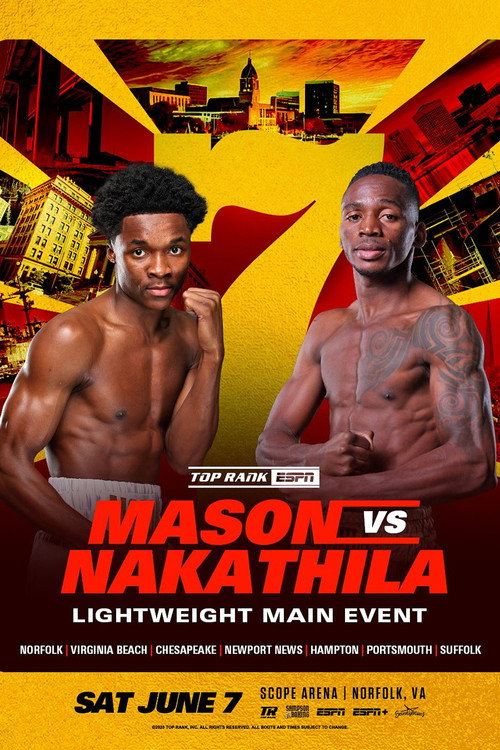 Movie poster for Abdullah Mason vs. Jeremia Nakathila (2025)