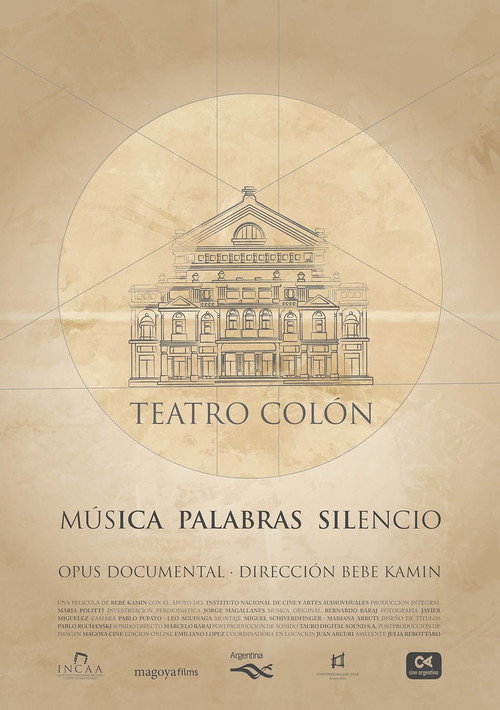 Movie poster for Teatro Colón: Música Palabras Silencio (2010)